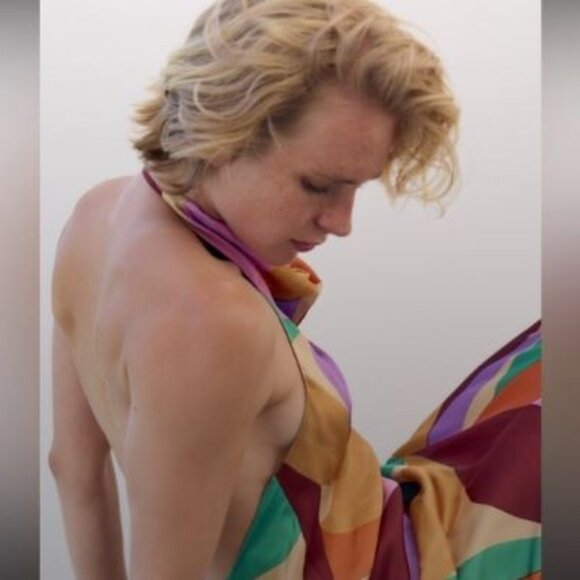 Zara Beautiful Halter Midi Dress NWOT! - Picture 2 of 4